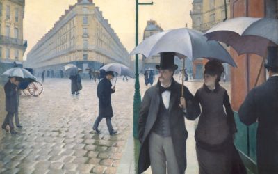 04.07.21 – Gustave Caillebotte – „Straße in Paris an einem regnerischen Tag“ (1877).