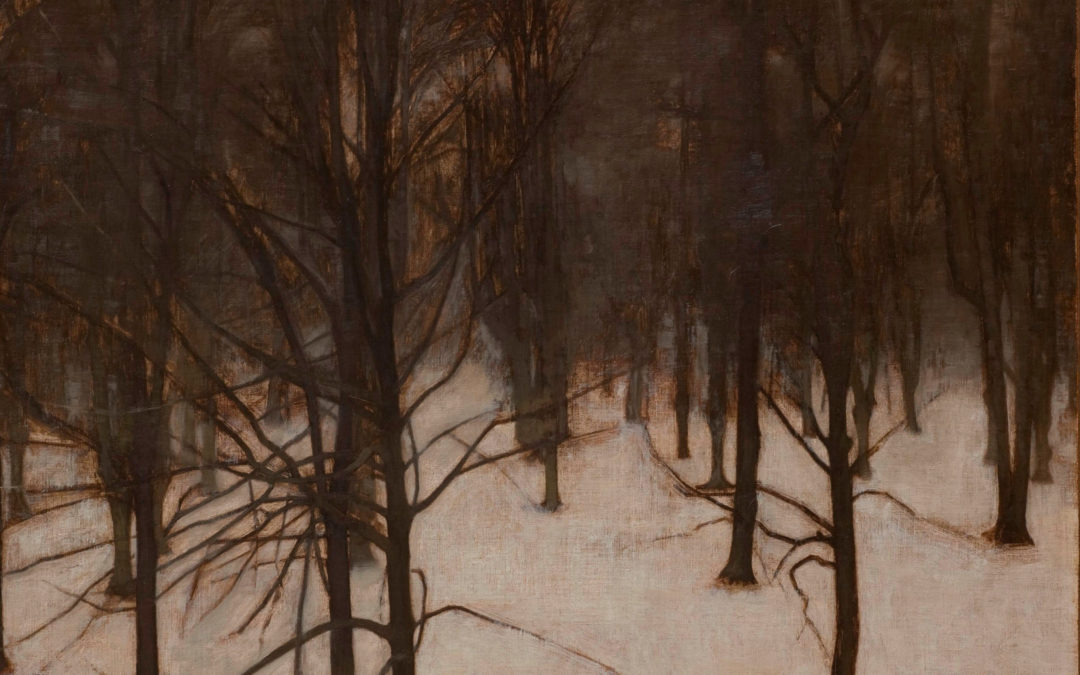 26.12.21 – Vilhelm Hammershøi – „Søndermarken park in winter“ (1895/96)..