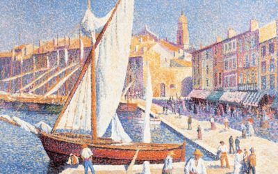 14.03.22 – Maximilien Luce – „Der Hafen von Saint-Tropez“ (1893).