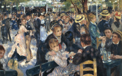 03.07.22 – Pierre-Auguste Renoir – „Tanz im Garten der Moulin de la Galette“ (1876).