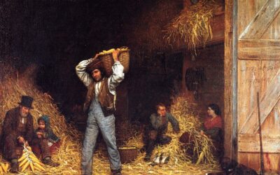04.09.22 – Eastman Johnson – „Corn Husking“ (1860).
