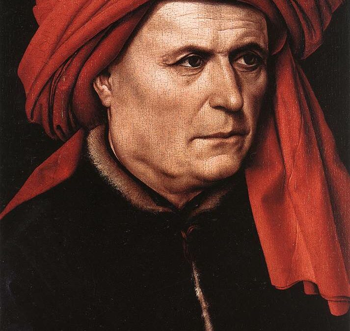 23.04.23 – Robert Campin – „Porträt eines Mannes“ (um 1430-35).